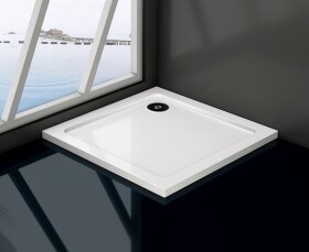 HOPA - VÝHODNÝ SET - ČTVEREC SMART RANDA s vaničkou - Barva rámu - Chrom/Leštěný hliník (ALU), Materiál - Hliník, Rozměr A - 90, Rozměr B - 90, Rozměr C - 190, Směr zavírání - Univerzální Levé / Pravé, Výplň - Čiré bezpečnostní sklo - 4 / 6 mm OLCTVE...