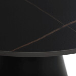 Konferenční stolek 70x70x41cm, keramika, mramor, CT-F4118 BK