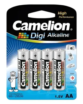 Camelion Digi Alkaline AA (LR06) / Alkalická baterie / 1,5V / 4ks (11210406)