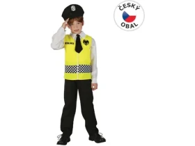 MaDe 75047 - Kostým na karneval Policie, 120-130cm