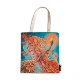 Birds of Happiness / Firebird / Canvas Bag /