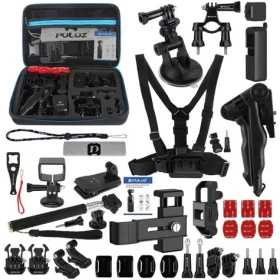 Puluz Ultimate Combo Kit / Sada příslušenství pro akční kamery / 43 v 1 / DJI Osmo Action, Ace Pro (PKT47)