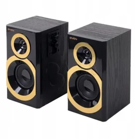 Sven SPS-619 Černá-zlatá / Reproduktor / 2.0 / 2-pásmový / 20W / 3.5 mm jack (MULSVNGLO0012)