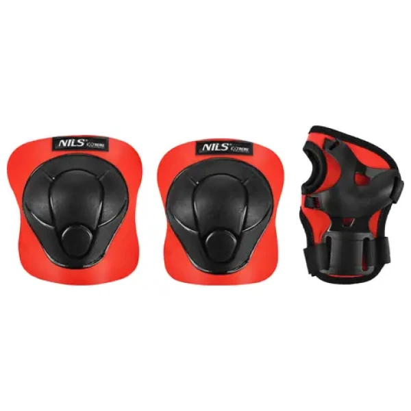 NILS EXTREME H210 ČERVENÁ VEL.M SOUPRAVA CHRÁNIČŮ (16-60-211)