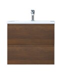 Koupelnová skříňka s umyvadlem SAT B-Way 59x50x45 cm ořech mat BWAY260NUTU BWAY260NUTU