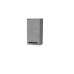 Koupelnová skříňka nízká s černou úchytkou SAT Cube Way 32,5x63x20 cm beton mat CUBE3CH32BE CUBE3CH32BE
