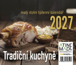 Kalendář 2027 Tradiční kuchyně, malý stolní, týdenní, 13 x 15 cm