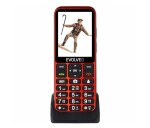 EVOLVEO EasyPhone LT, mobilní telefon pro seniory s nabíjecím stojánkem, červená EDF_546825