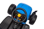 Mamido Dětský elektrický traktor BBH-030 s přívěsem modrý