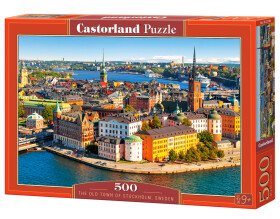 Puzzle Castorland 500 dílků - Stockholm, Švédsko