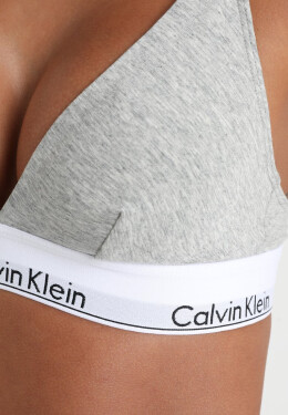 Podprsenka bez kostice šedá Calvin Klein šedá