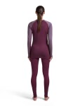 ICEBREAKER Wmns Merino 200 ZoneKnit LS Crewe, Dark Berry/Grey Plum/Cb velikost: S