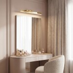 Koupelnové nástěnné LED svítidlo SWE005-1W 58cm GOLD OSW-20104