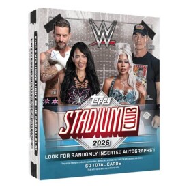 2026 Topps Stadium Club WWE Wrestling Mega Box