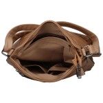 Stylová dámská kabelka přes rameno Casmine, světle hnědá