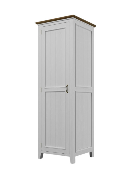 ARTEN (NANO Systems s.r.o.) Skříň se šatní tyčí FLEUR-W1P (Bílá)