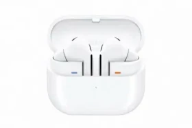 Rozbaleno - SAMSUNG Galaxy Buds 3 Pro White / Bezdrátová sluchátka s mikrofonem / ANC / Bluetooth / až 30 hodin / rozbaleno (SM-R630NZWA.rozbaleno)