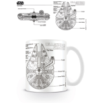 Hrnek Star Wars - Millenium Falcon sketch 315 ml - EPEE