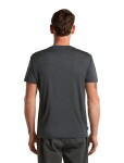 ICEBREAKER Mens Merino 150 Tech Lite SS Tee 3D Mapping, Obsidian velikost: S