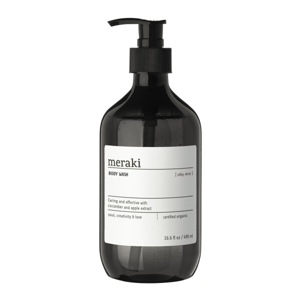 Meraki Sprchový gel Silky Mist 490 ml, černá barva