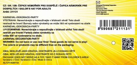 Čepice - Kapitán námořník pro dospělé