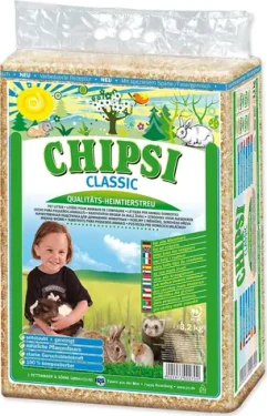 Chipsi Classic lisovaná podestýlka z hoblin / Podestýlka / 60 l / 3,6 kg / bez vůně (A62203)