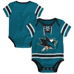 Outerstuff Dětské body San Jose Sharks NHL Hockey Pro Creeper – Blank Velikost: 3 – 6 měsíců
