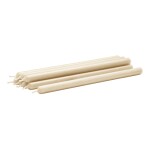 Stoff Nagel Vysoká svíčka STOFF Nagel Cream – set 8 ks, krémová barva, vosk