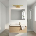 Koupelnové nástěnné LED svítidlo APP1860-1W 40cm GOLD OSW-66013