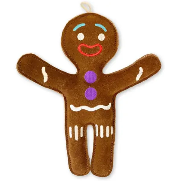 PafDog Pan Perníček Hračka pro psy z kůže a juty 25,5cm (PF-392)