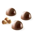 Silikomart polykarbonátová forma na čokoládu Semisfera 01-P