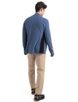 Pánská merino mikina ICEBREAKER Mens Descender LS Zip, Dawn/Black velikost: S