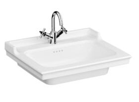 Umyvadlo VitrA Ricordi 65x53 cm otvor pro baterii uprostřed 7801-003-0001 7801-003-0001