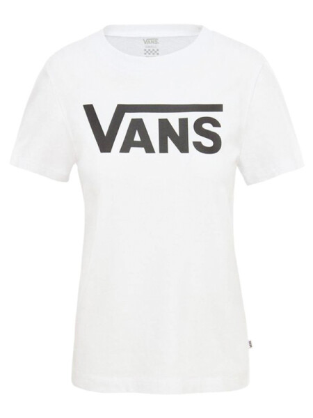 Vans FLYING V CREW white dětské triko s krátkým rukávem - L