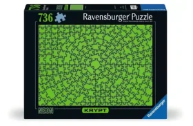 Ravensburger Krypt Puzzle: Neonová zelená
