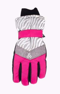 Lyžařské rukavice YOCLUB REN-0354K růžová L-XL