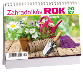 Stolní kalendář 2027 Aria Zahradníkův rok