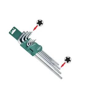 JONNESWAY Klíče TORX extra dlouhé TS10-TS50 sada 9ks (JH16109S)