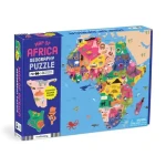 Mudpuppy Zeměpisné puzzle Mapa Afriky