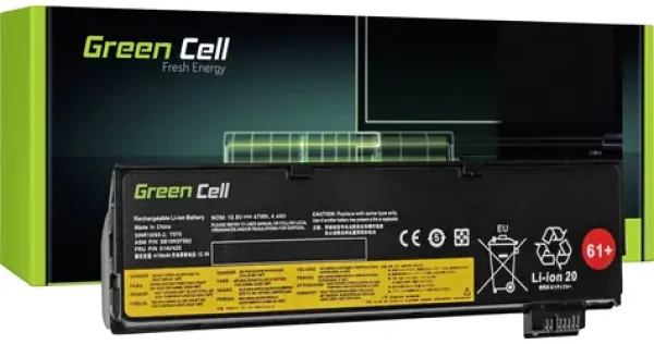 Green Cell LE95 / Baterie pro notebook / Lenovo ThinkPad A475, P51S, T470, T570, T25 / 11,1 V / 4400 mAh (LE95)