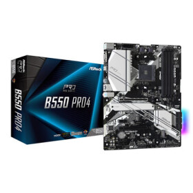 ASRock B550 Pro4 / AMD B550 / DDR4 / SATA III RAID / USB / GLAN / M.2 / sc.AM4 / ATX (B550 Pro4)