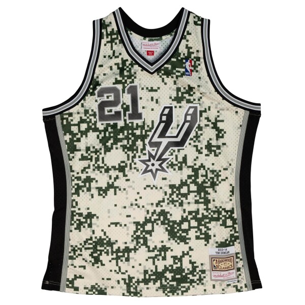 Mitchell & Ness Pánský dres San Antonio Spurs NBA Tim Duncan #21 2013-14 Swingman Camo Velikost: M