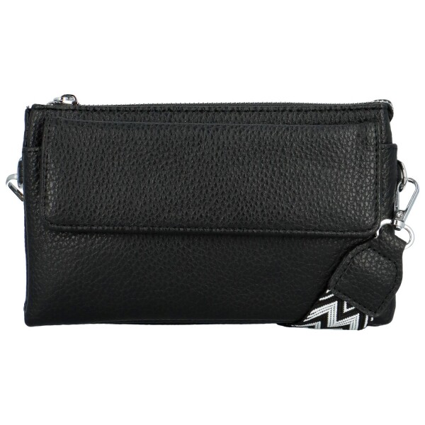 Trendy dámská crossbody kabelka Santiana, černá