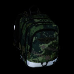 Školní batohový 5-dílný set Bagmaster ALFA 25 B STÍHAČKA (batoh,penál,sáček na cvičky,box na svačinu,láhev)