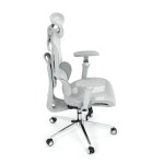 Kancelářská židle, synchronní mechanismus, šedá síťovina, KA-B2363 GREY