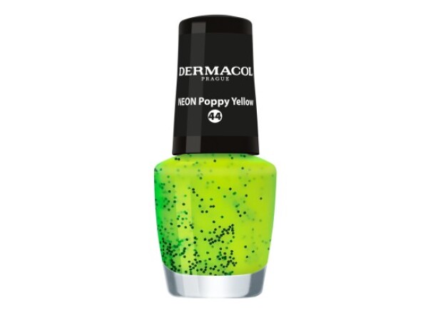 Dermacol Lak na nehty Neon Poppy Yellow č.44, 5ml
