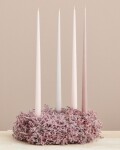 Ester & erik Svíčka Taper 32 cm – 52 Soft Rose Set 2 ks, růžová barva, vosk