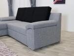 Nábytek VACULÍK Sedačka s otomanem PETRA - rozkládací + úložný prostor VARIANTA PROVEDENÍ: (š): 255 cm - opěry STANDART (48 cm)