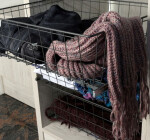 Nomet Výsuvný šatní koš 600, částečný výsuv, antracit :: 600/200mm (W2405600DP68)