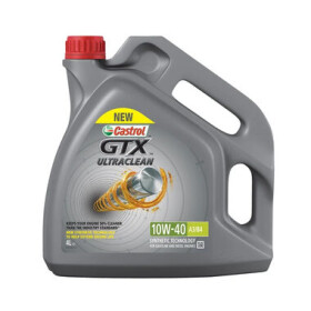 Castrol GTX 10W-40 A3/B4 4l / Polosyntetický motorový olej (15F091)